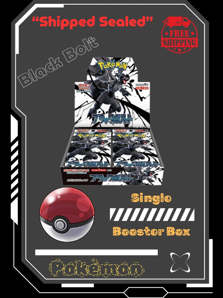 Japanese BLACK BOLT or WHITE FLARE Booster box