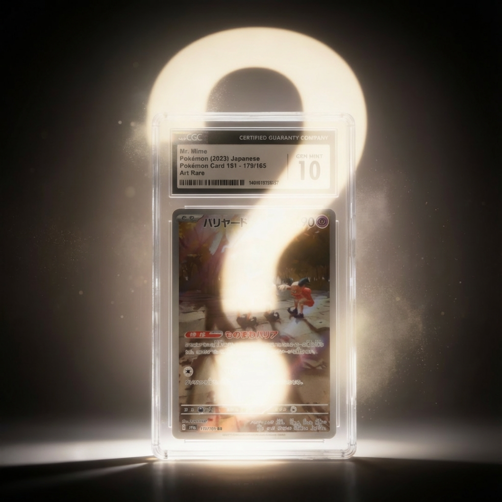 Mystery Hit- CGC GRADED POKEMON CARD 8-10 (AR+)