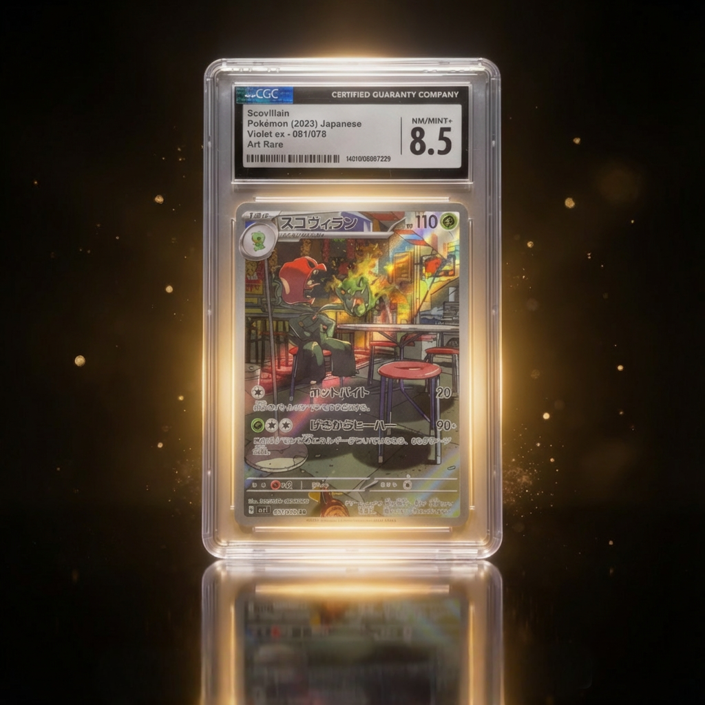 Mystery Hit- CGC GRADED POKEMON CARD 8-10 (AR+)