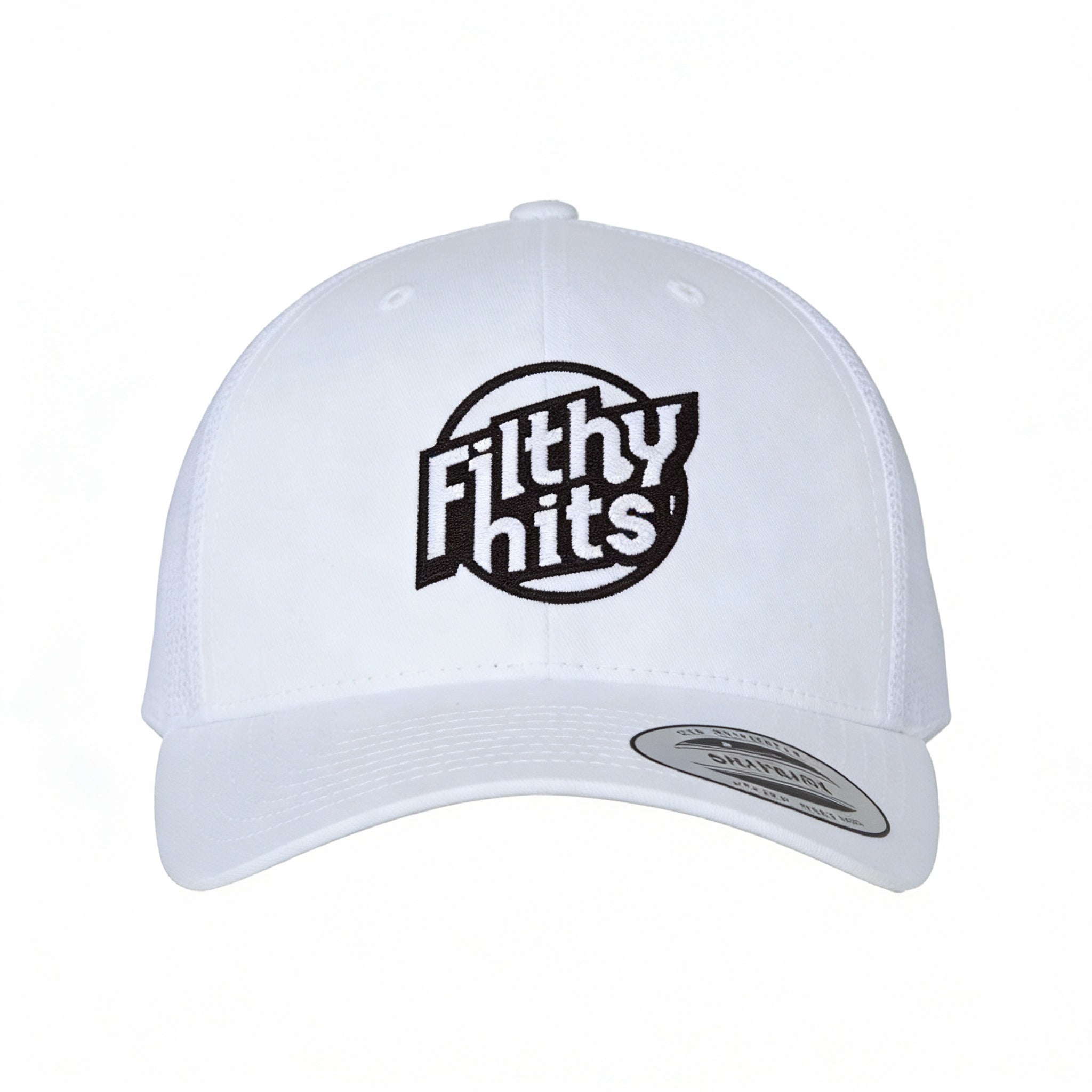 Filthy hits White Adjustable Hat